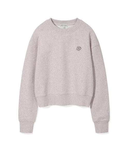 Women's Lily Whappen Cropped Sweatshirt Pink