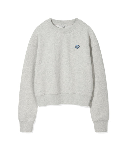 Women's Lily Wappen Cropped Sweatshirt Oatmeal