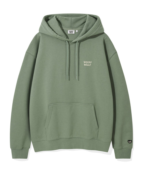 Wakiwili signed logo hooded green