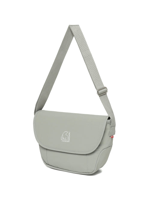 [Signature] Nihoun Flap Cross Bag_Light Khaki