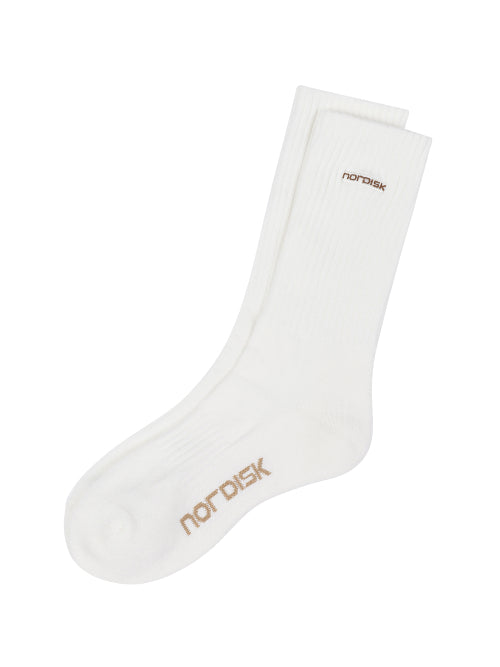 [Whistle walk] Crew Socks_Off White