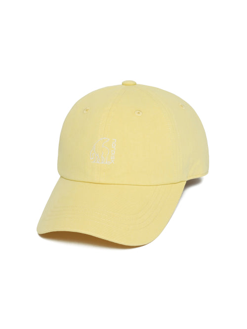 [Signature] Polar Bear Logo Cotton Ball Cap_Dark Yellow