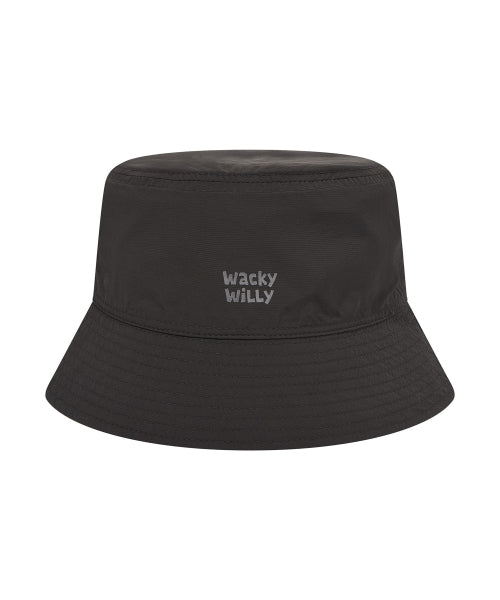 Hand-drawing reversible bucket hat khaki