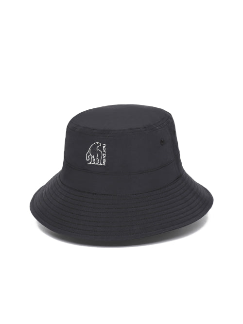 [Whistle walk] Woven bucket hat_Black