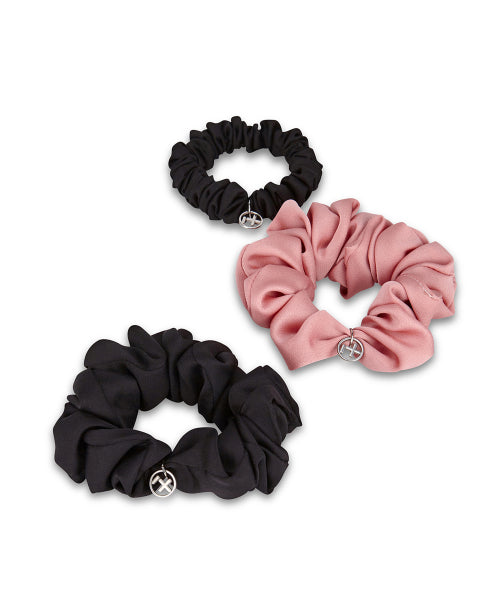 [Midnight Rose Pack] Glossy Hair Scrunchies SET FLOTFA1A38
