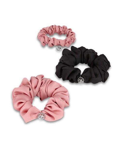 [Midnight Rose Pack] Glossy Hair Scrunchies SET FLOTFA1A37