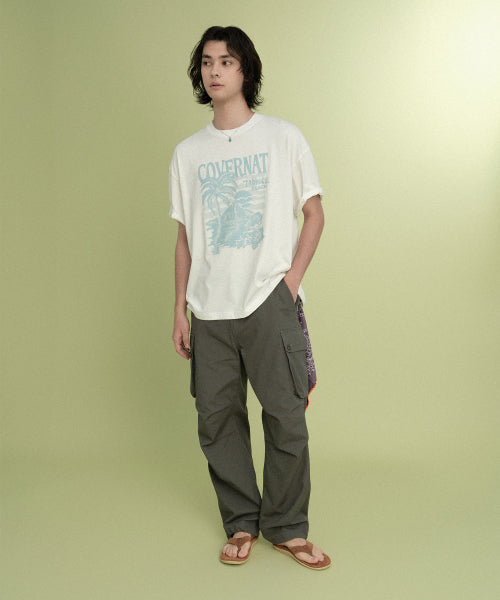 SEMI WIDE-FIT WORK PARACHUTE PANTS