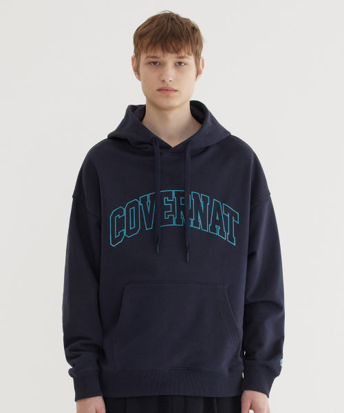 ARCH LOGO DROP-FIT HOODIE