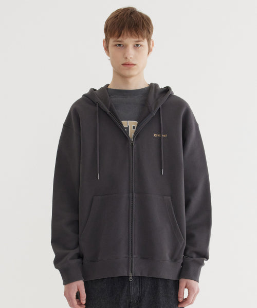 SMALL AUTHENTIC LOGO ZIP-UP HOODIE