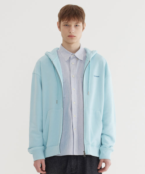 SMALL AUTHENTIC LOGO ZIP-UP HOODIE