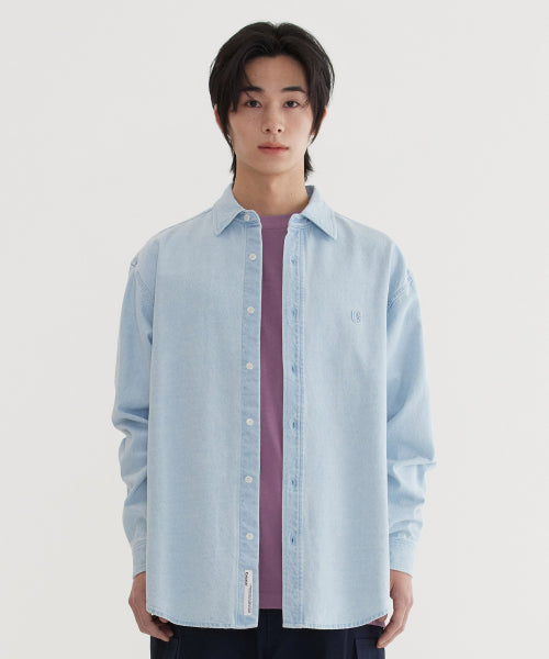 C LOGO DENIM SHIRTS