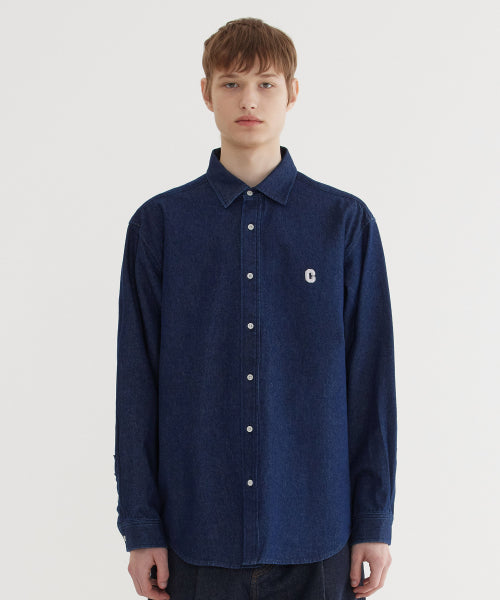 C LOGO DENIM SHIRTS