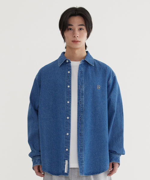 C LOGO DENIM SHIRTS