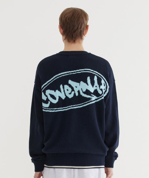GRAFFITI CREWNECK KNIT