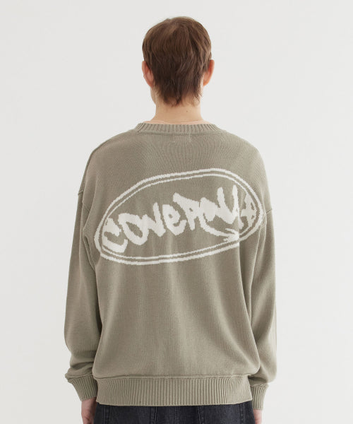 GRAFFITI CREWNECK KNIT