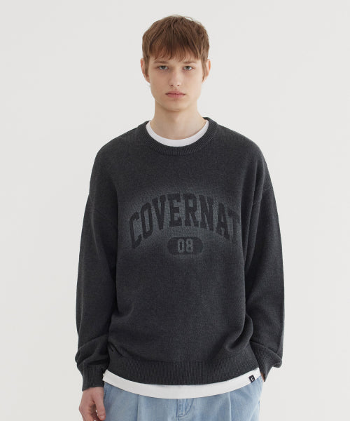 SPRAY ARCH LOGO CREWNECK KNIT