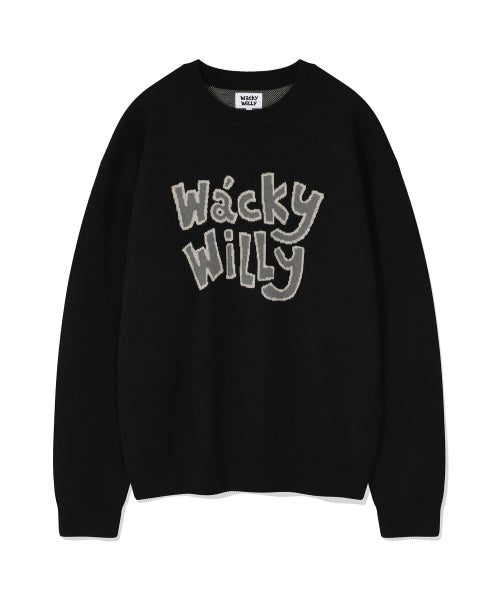 typo Jacquard Knitwear Black