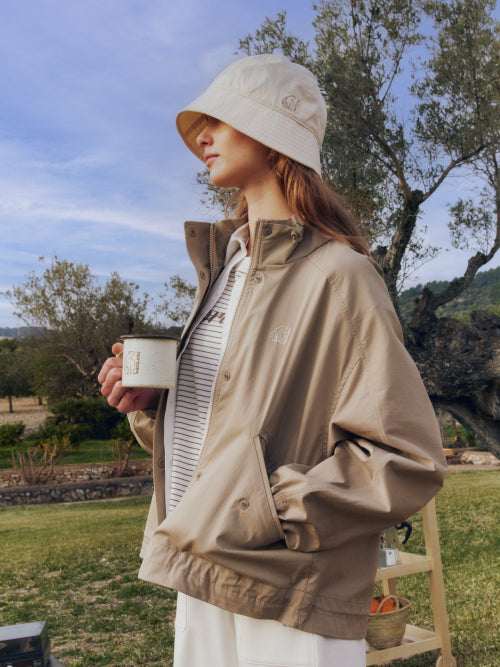 [Picnic] Cotton Dome Hat_Off White