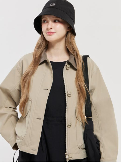[Picnic] Cotton Dome Hat_Black