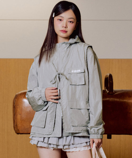 Maybe Wind Breaker Set [GREY]
