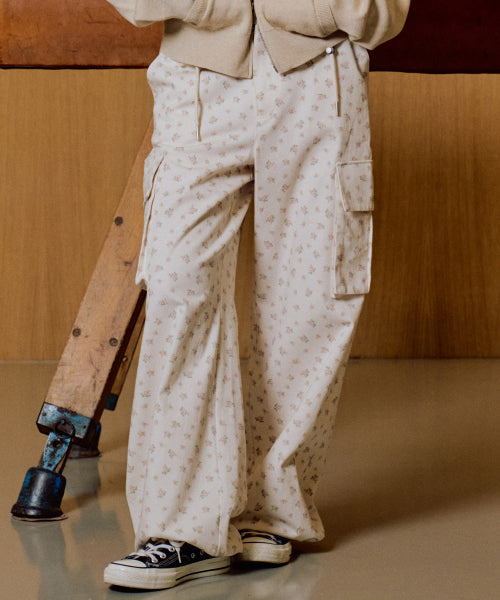 Carina Flower Cargo Pants [FLOWER]