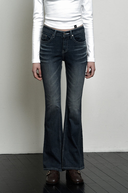 Sand Cat Washing Denim Pants Blue