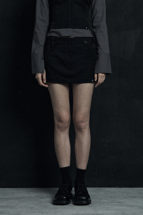 BIZO MINI SKIRT BLACK