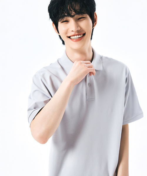 Polo Collar Short-Sleeved T-Shirt_SPHWF24M02