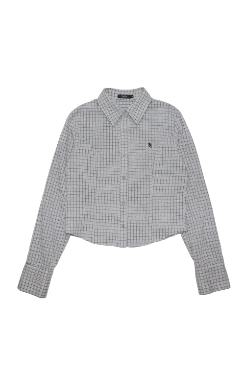 Palmer Checkered Shirt Gray