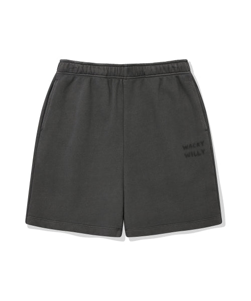 Women's Pigment Washing Sweat Shorts Gray