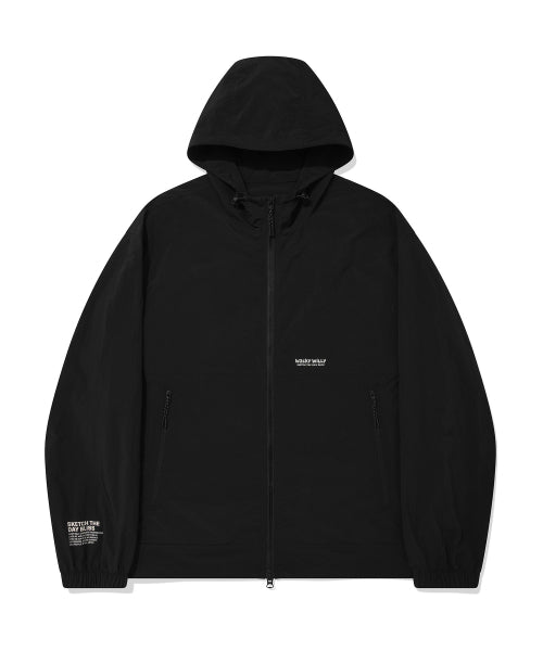Light Hood Windbreaker Black