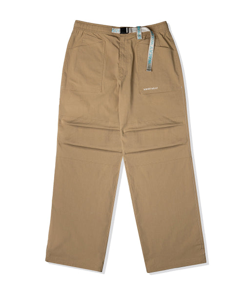 Cotton Parasuit Pants Beige