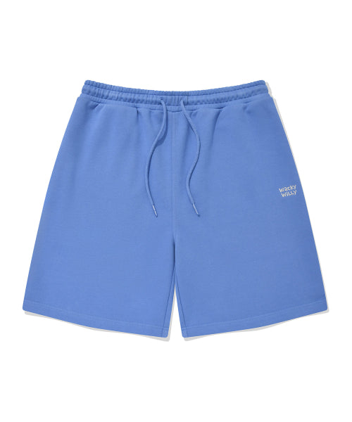 Signature Typo Logo Sweat Shorts Blue