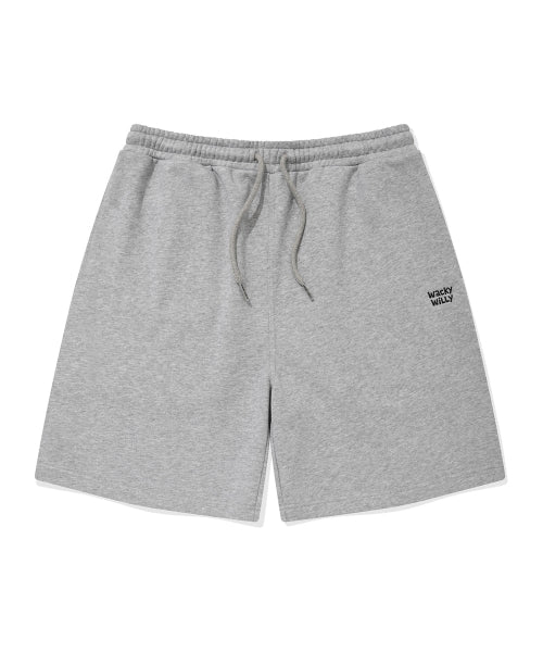 Signature Typo Logo Sweat Shorts Gray