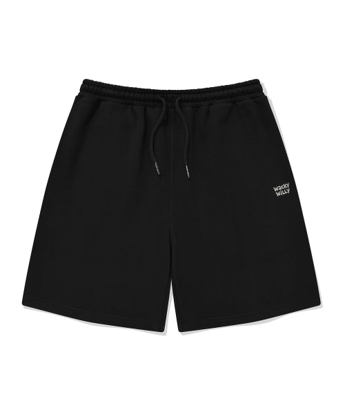 Signature Typo Logo Sweat Shorts Black