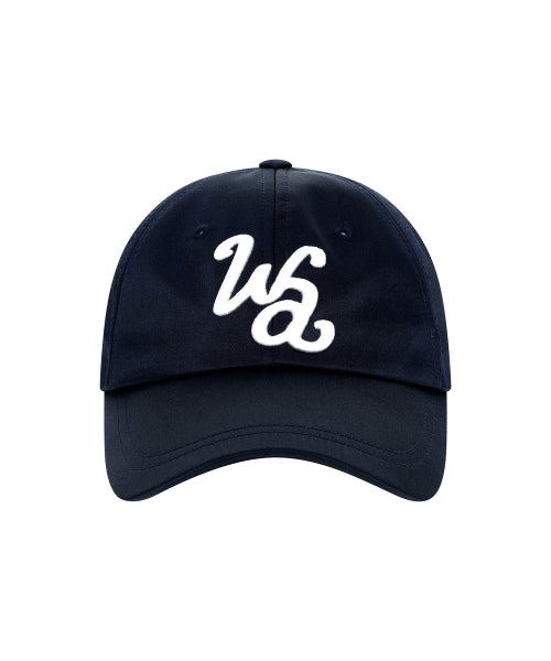 Leo Satin Ball Cap Navy