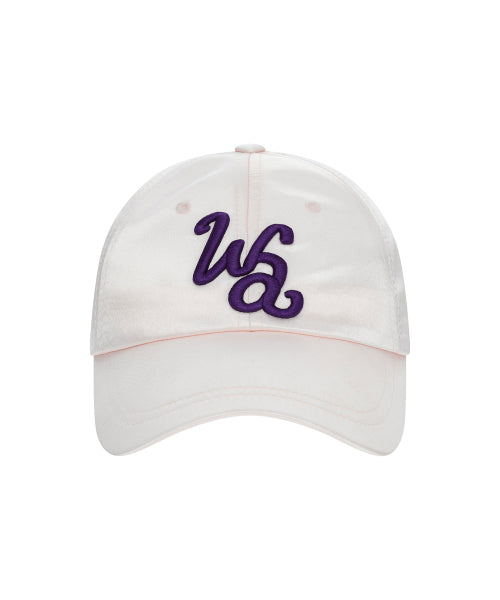 Leo Satin ball cap pink