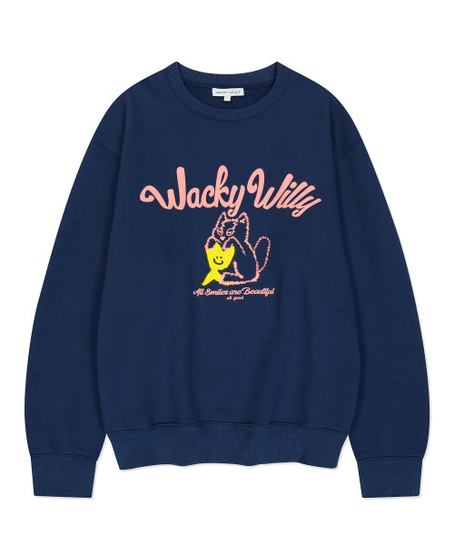 Kiki Leo Logo Sweatshirt Navy