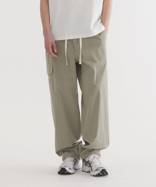 SEMI WIDE-FIT STRING CARGO EASY PANTS