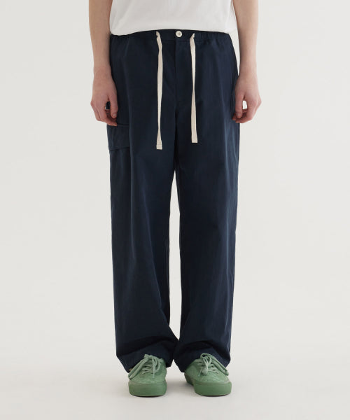 SEMI WIDE-FIT STRING CARGO EASY PANTS