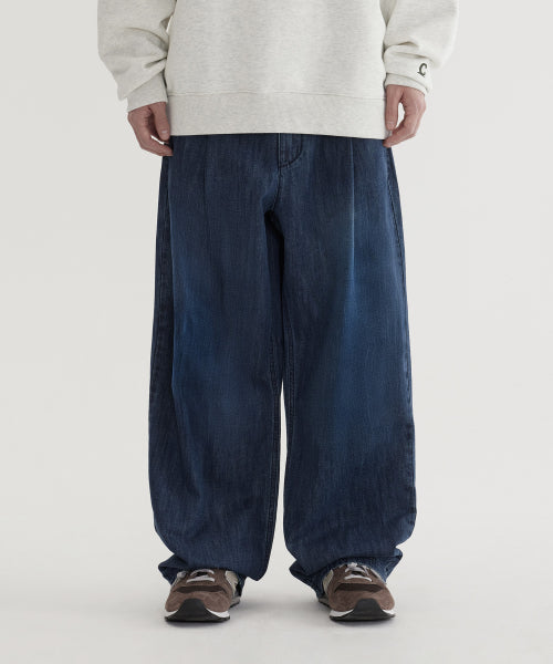 SEMI WIDE-FIT LIGHTWEIGHT DENIM EASY PANTS