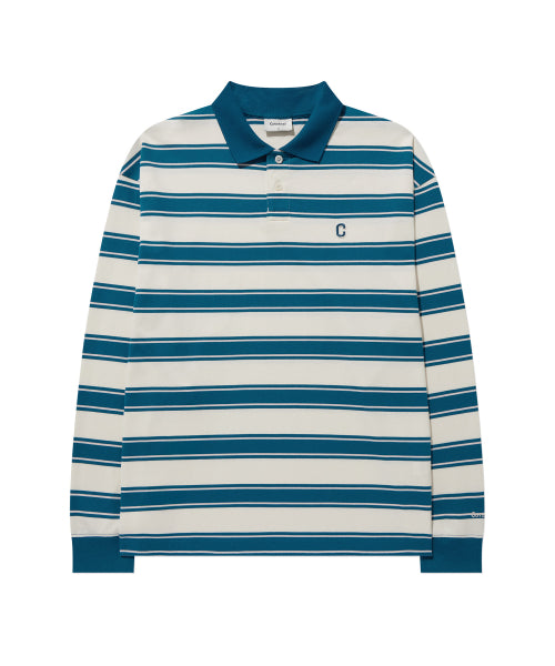 STRIPE COLLAR LONG SLEEVE