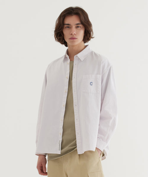 C LOGO DYING OXFORD SHIRTS