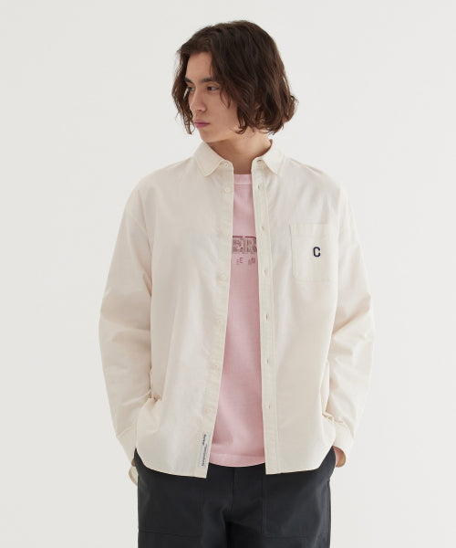 C LOGO DYING OXFORD SHIRTS