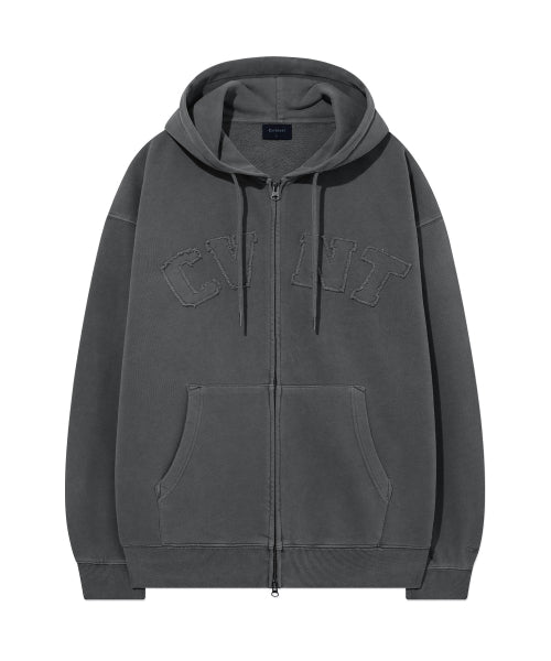 CVNT PIGMENT ZIP-UP HOODIE