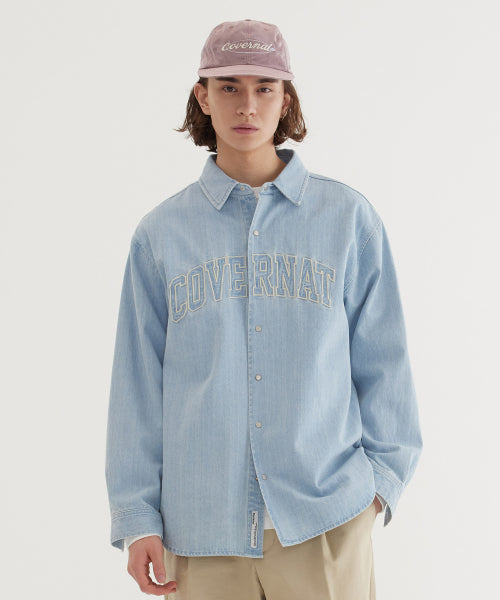 ARCH LOGO DENIM SHIRT