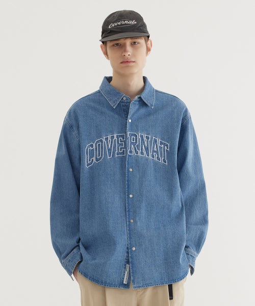 ARCH LOGO DENIM SHIRT