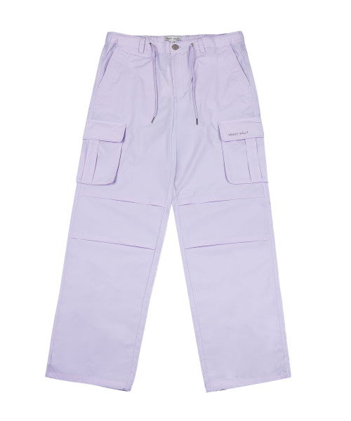 Women's Nylon Parasuit Pants Lavender