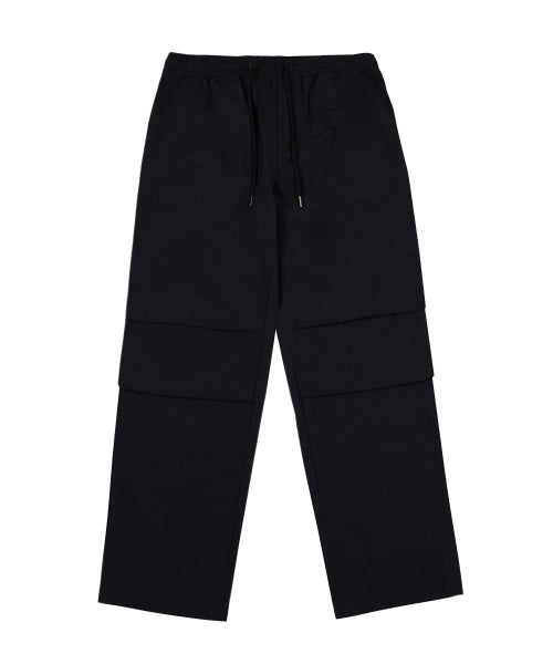 Women's nylon banding pants black