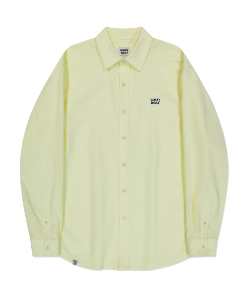 Kiki Oxford Long-Sleeved Shirt Yellow